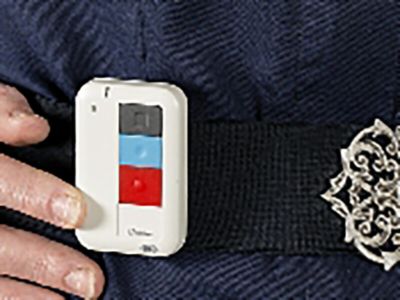 Fob on nurse belt