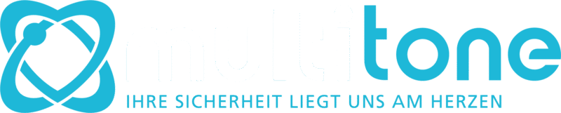 MEG Multitone Logo Landscape White and Light Blue Colour No background