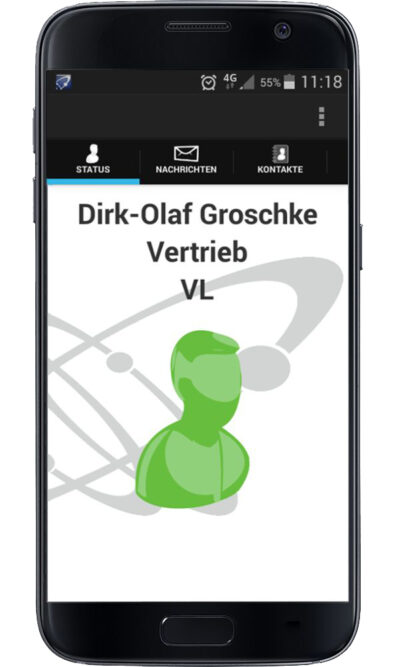 Smartphone mit appear