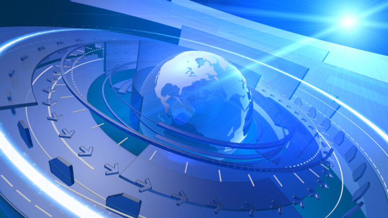 High,Resolution,3d,Render,Of,Earth,Globe,With,Abstract,Shapes