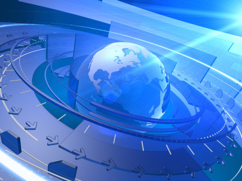 High,Resolution,3d,Render,Of,Earth,Globe,With,Abstract,Shapes